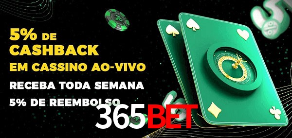 Promoções do cassino ao Vivo 365bet